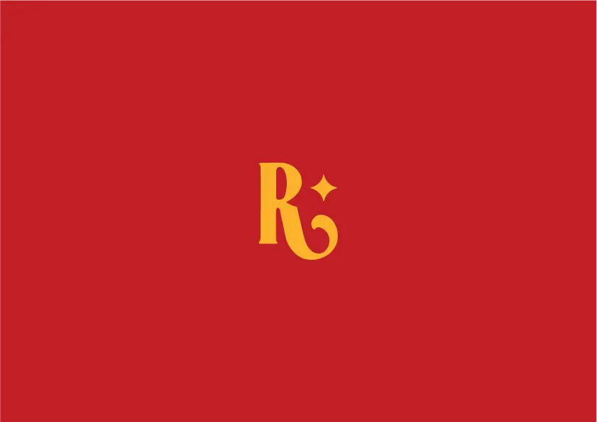 Robinhops "R" symbol red background